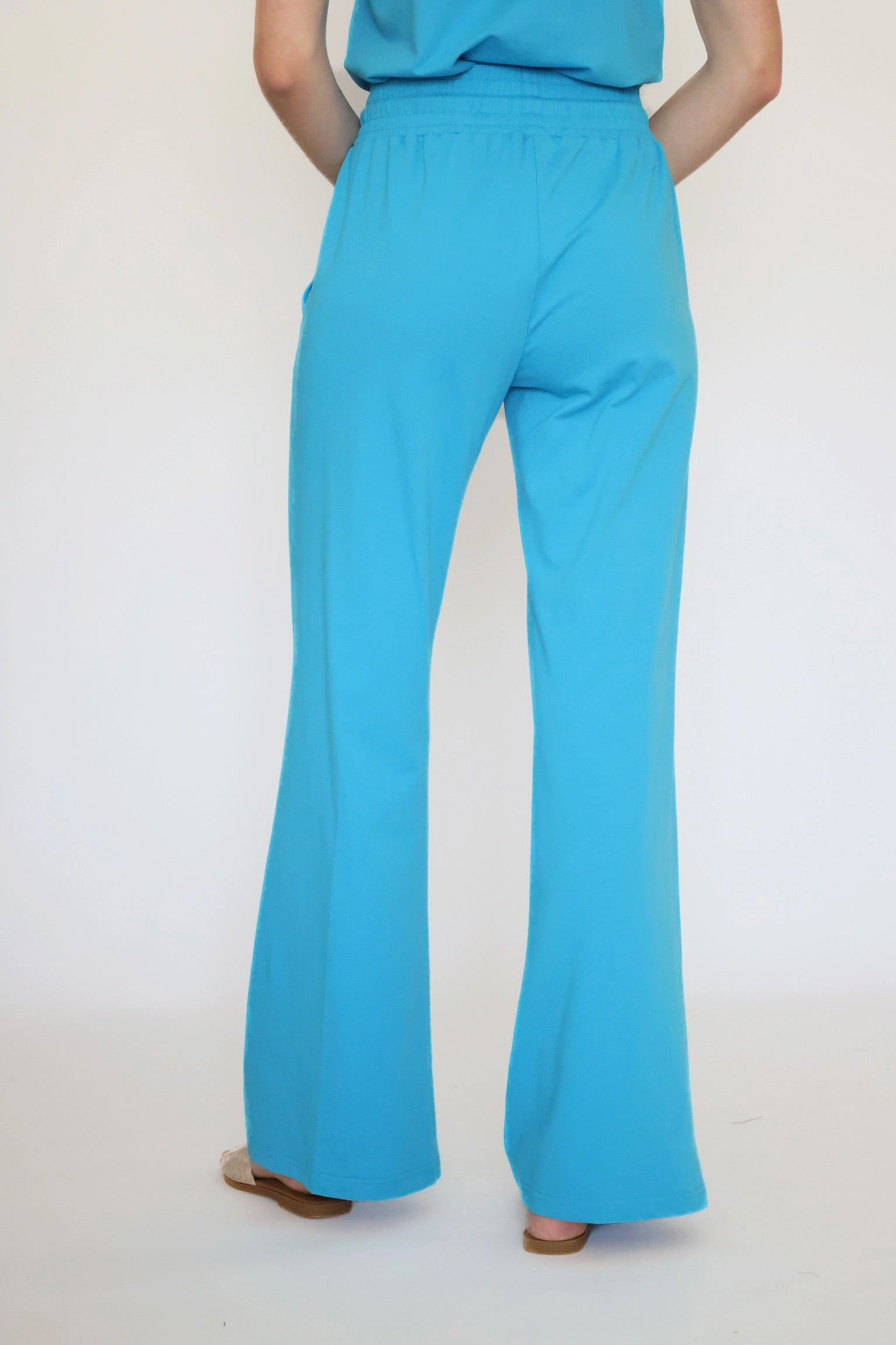 Quincy Pants - Malibu Blue-(FINAL SALE) Adaptive Waistband WaterRepellent Coating