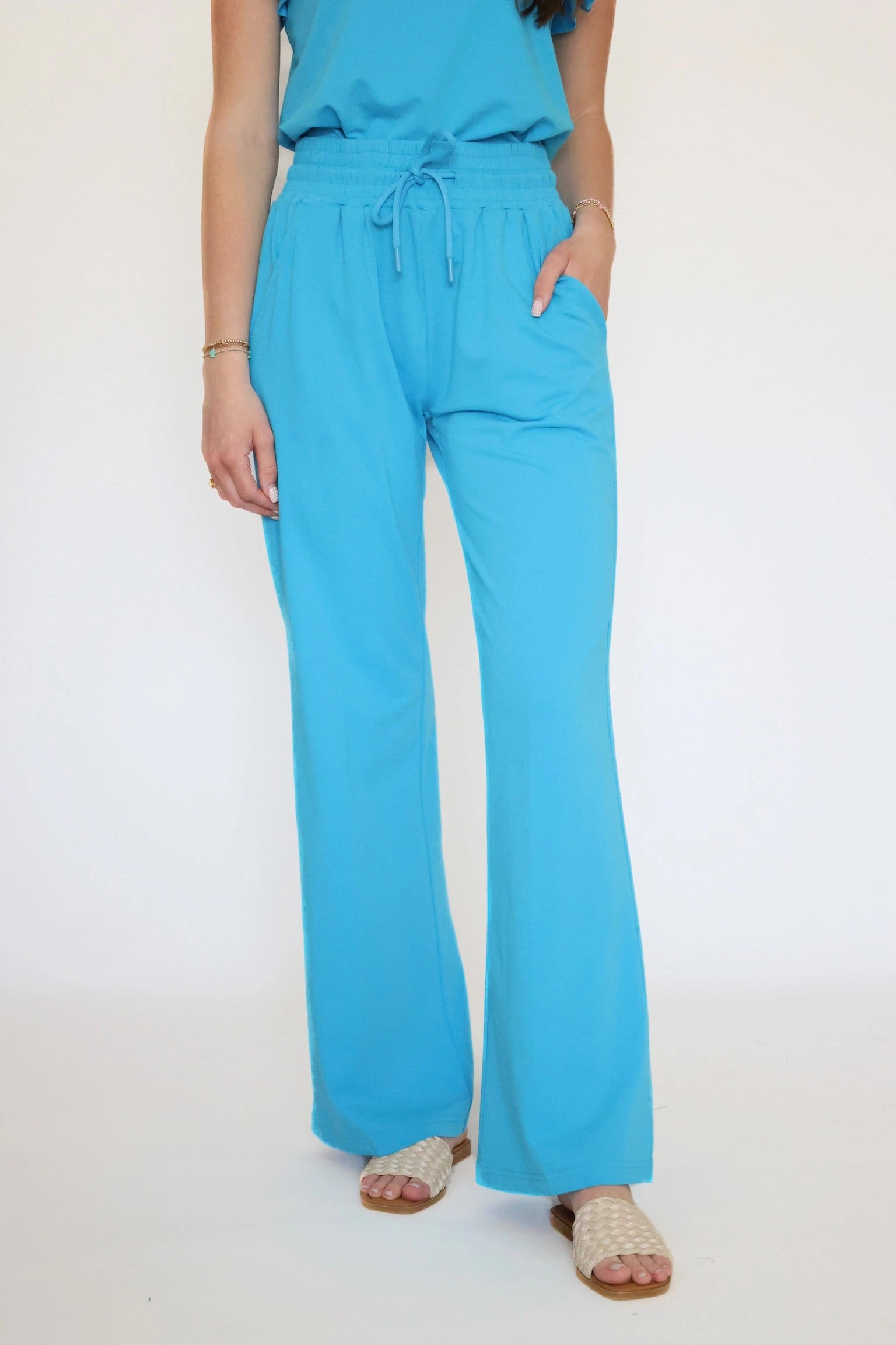 Quincy Pants - Malibu Blue-(FINAL SALE) Odor Resistant