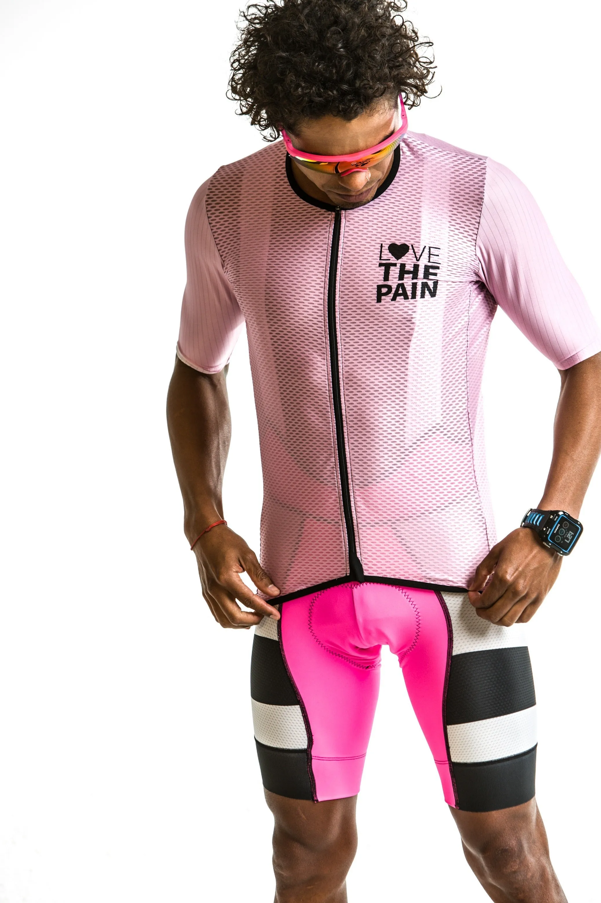 "Salmon" Breathable Mesh Cycling Suit