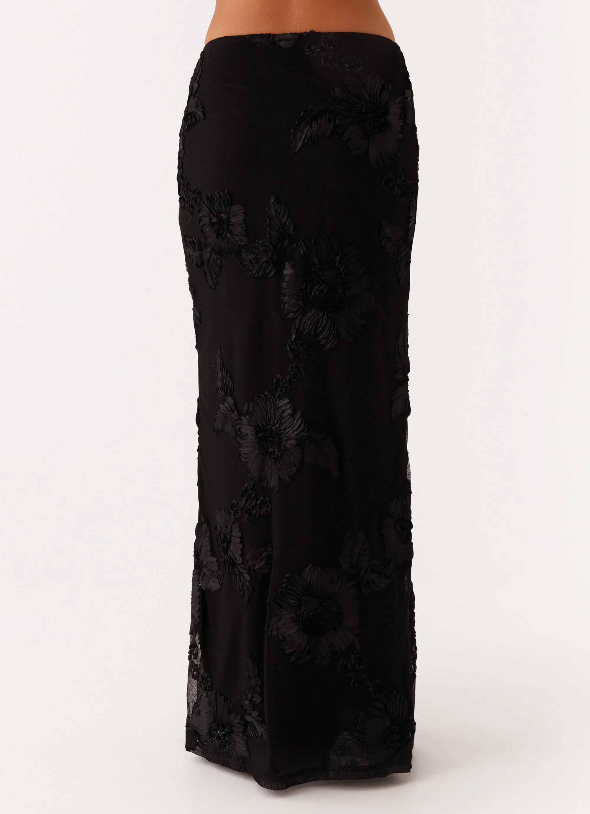 Radiate Maxi Skirt - Black Easy Movement