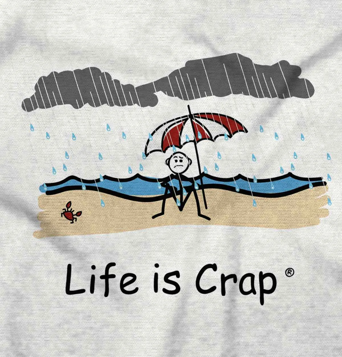 Rainy Beach Hoodie