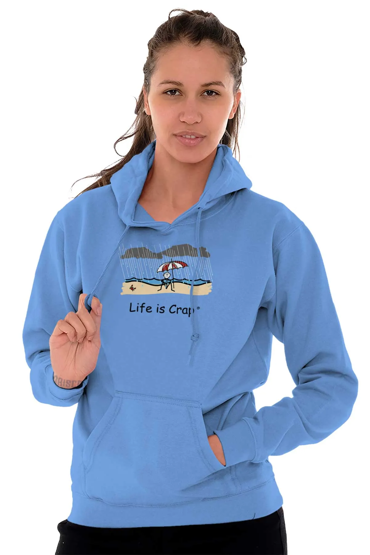 Rainy Beach Hoodie
