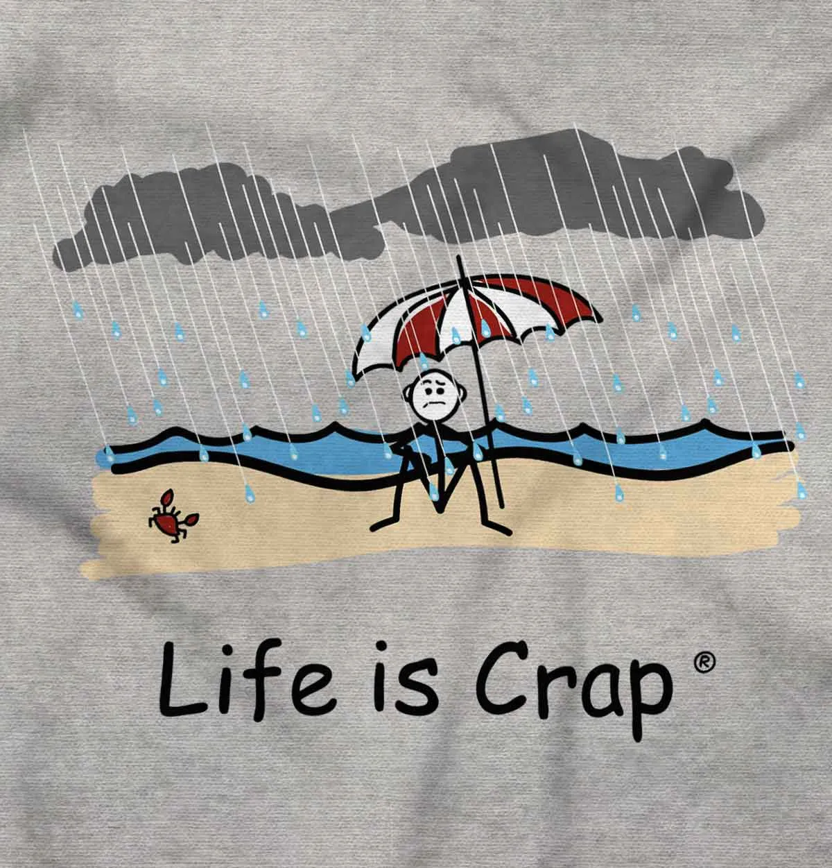 Rainy Beach Hoodie