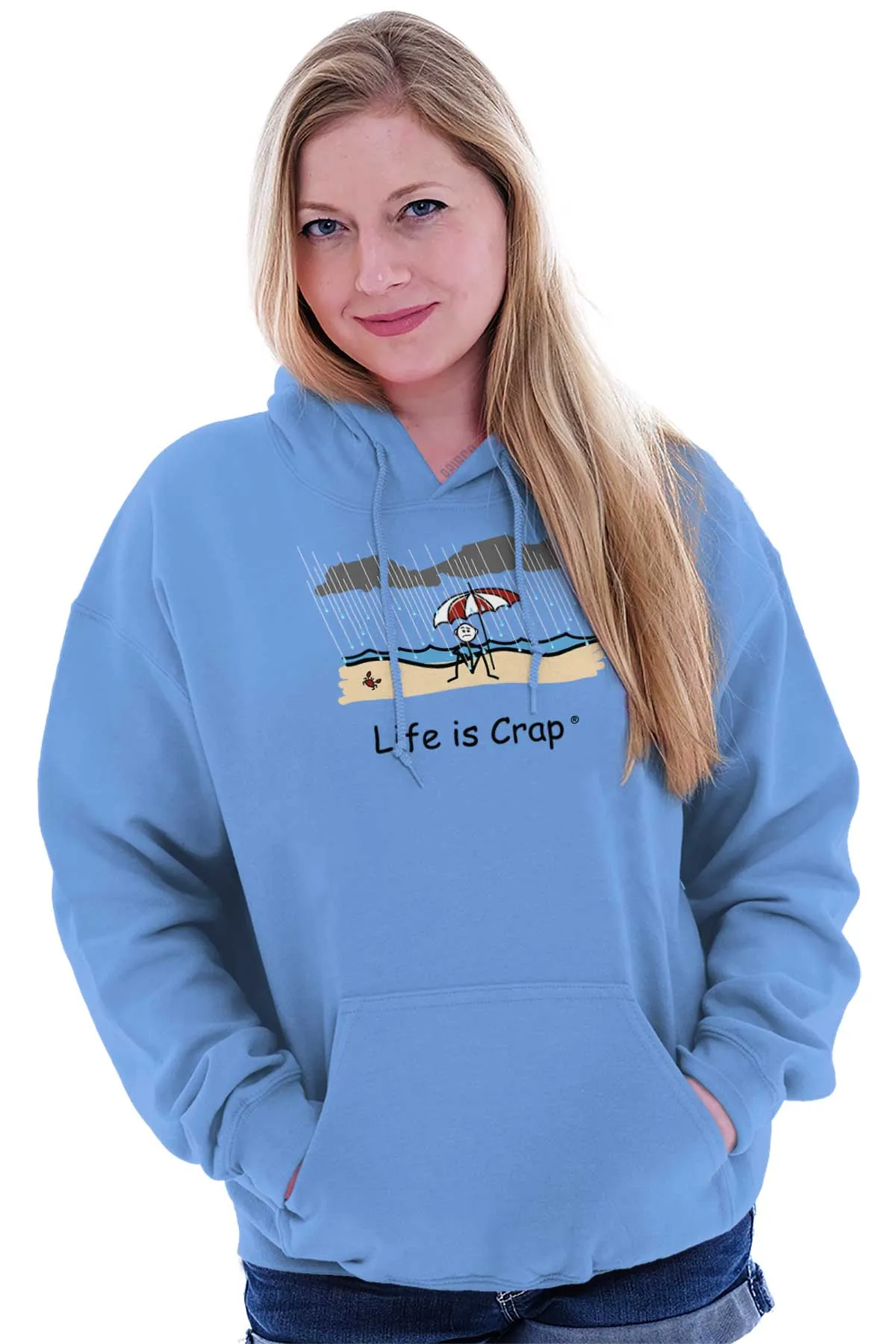 Rainy Beach Hoodie
