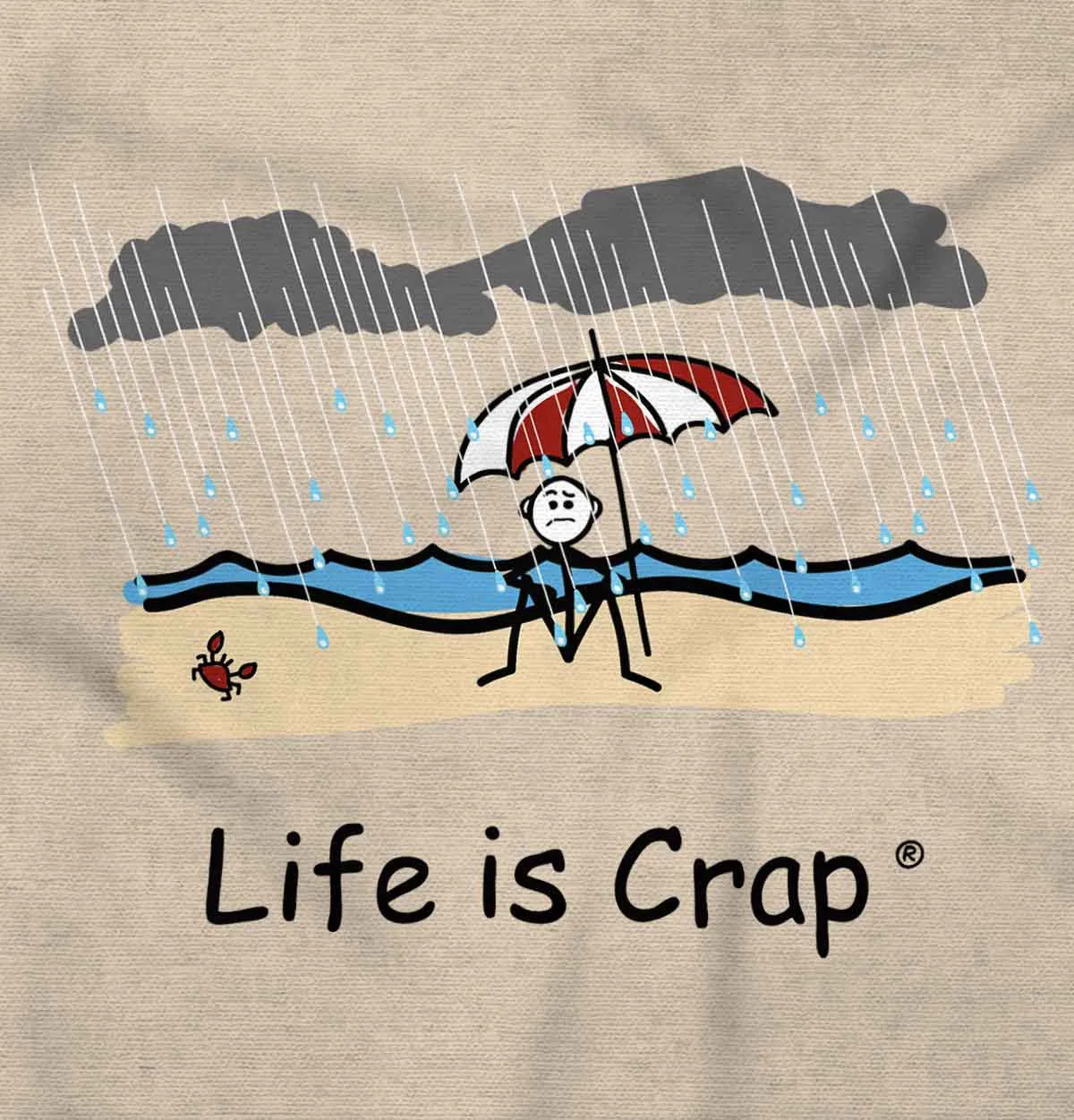 Rainy Beach Hoodie