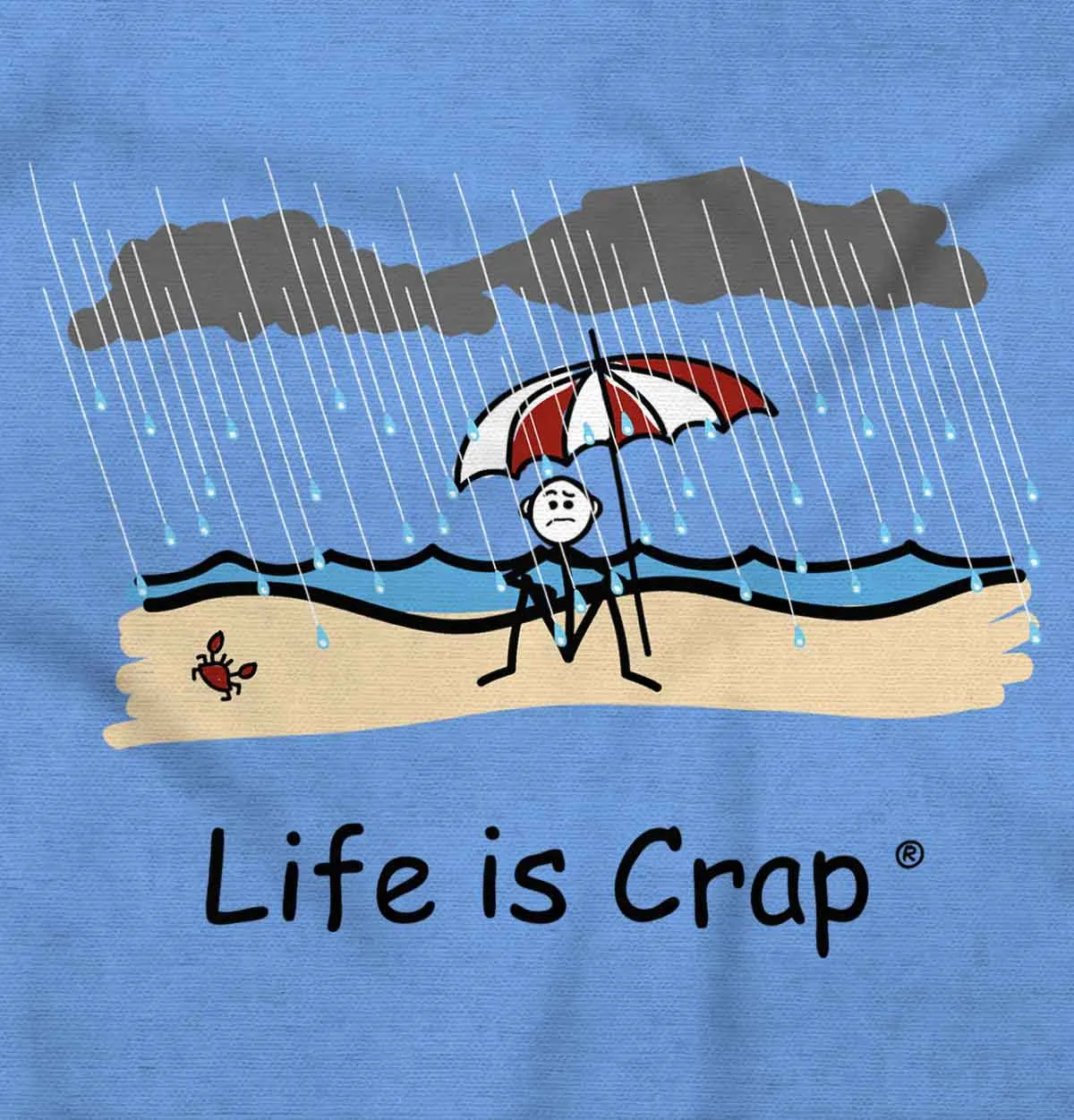 Rainy Beach Hoodie