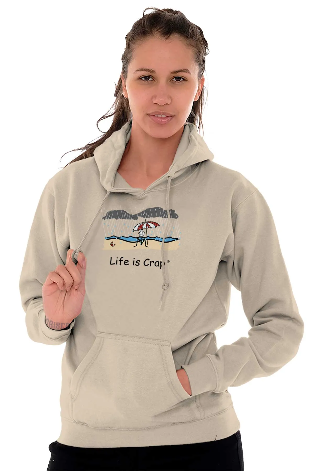 Rainy Beach Hoodie