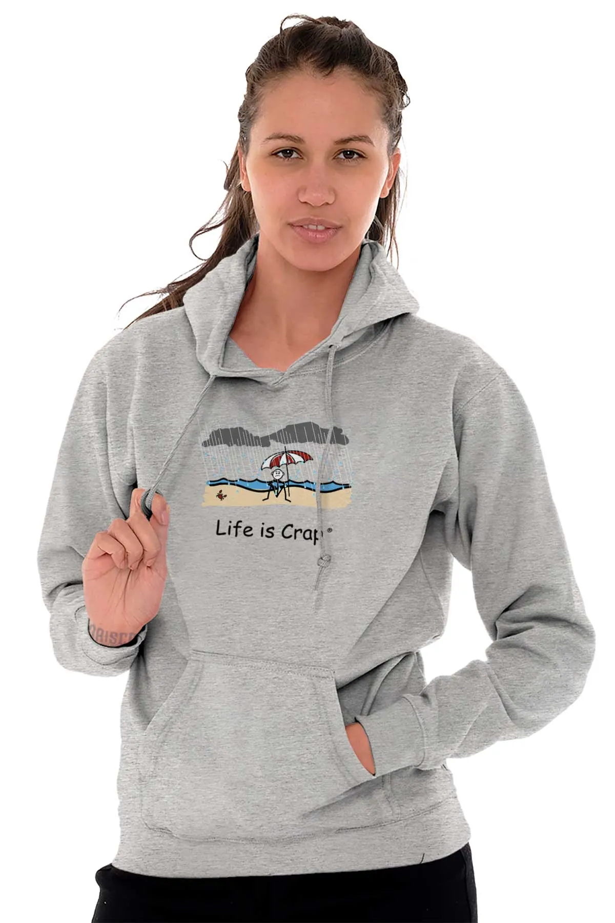 Rainy Beach Hoodie