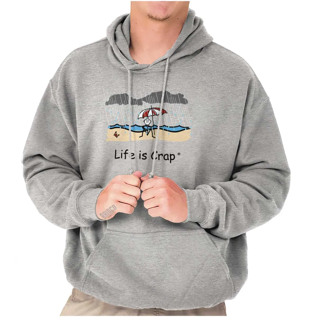 Rainy Beach Hoodie