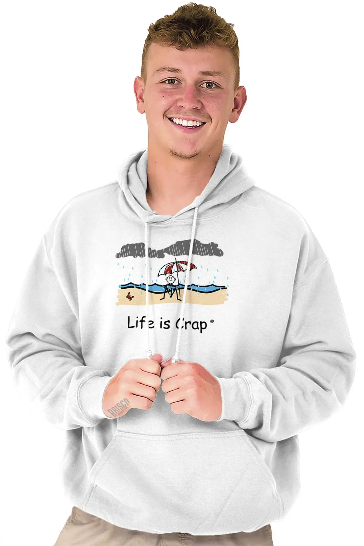Rainy Beach Hoodie