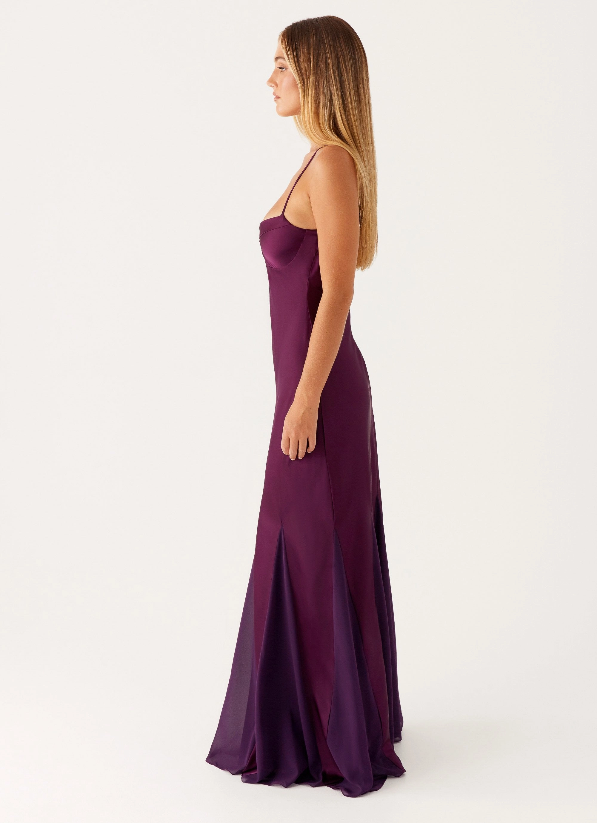 understated look Ravello Maxi Dress - Mulberry