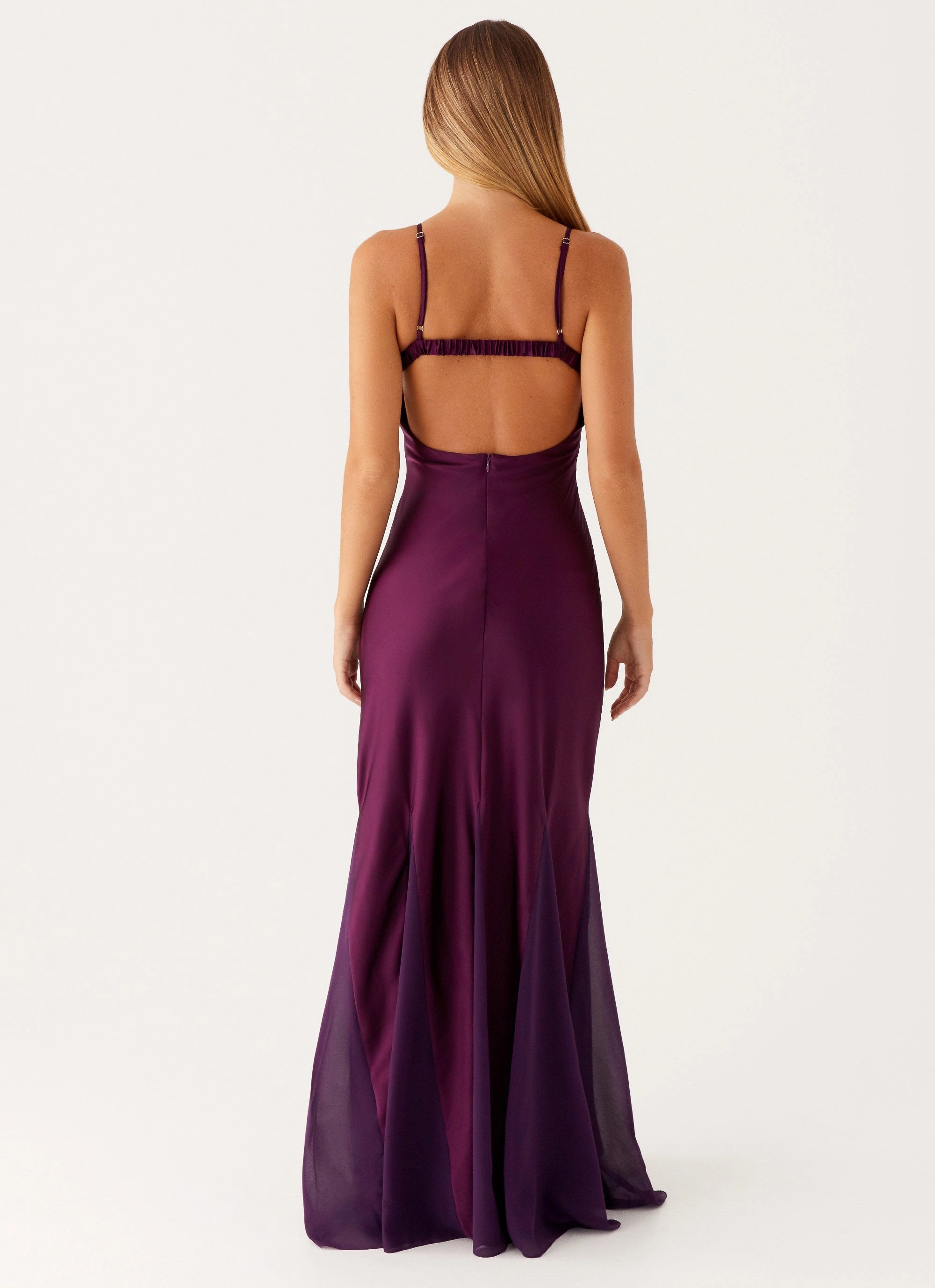 Perfectly Crafted Relaxed Line Ravello Maxi Dress - Mulberry