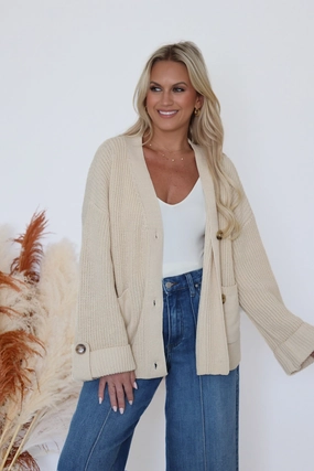 HiddenPocket Index Card Cardigan