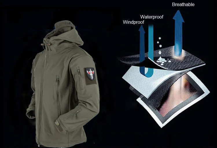 RECON GS2 M25 2.0 Tactical Soft Shell Jacket with Hood