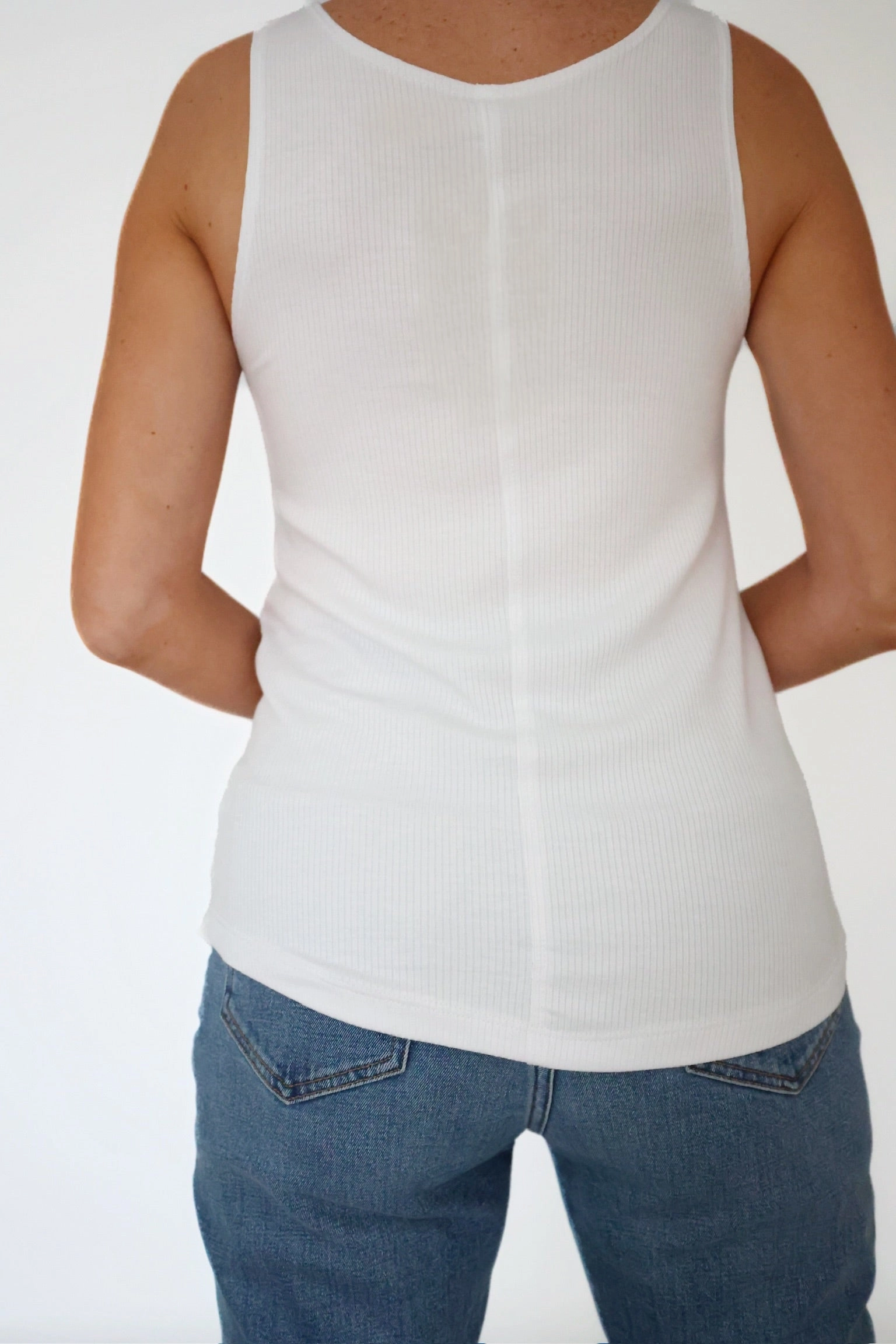 ButterSoft Handfeel Grid Back Panel Every Girl Tank Top (FINAL SALE)