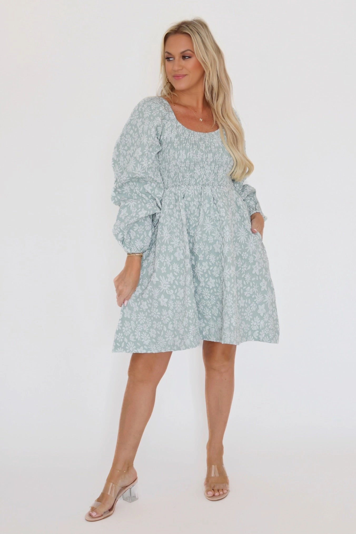 SublimatedPrint Wind Cap Dress