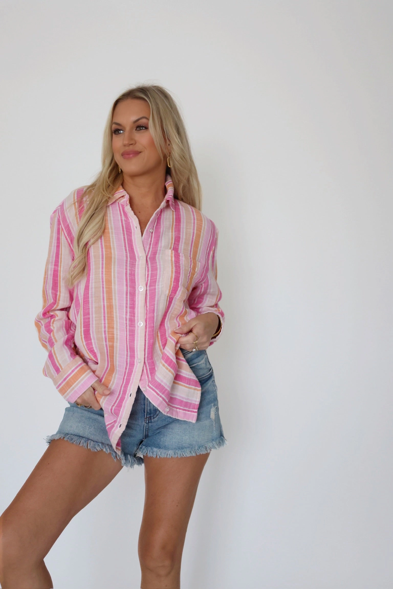 Warm Layer Saturdays Stripe Shirt - Multi (FINAL SALE)