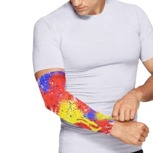 Red Blue Yellow Weather Protection Arm Sleeves (FWS)