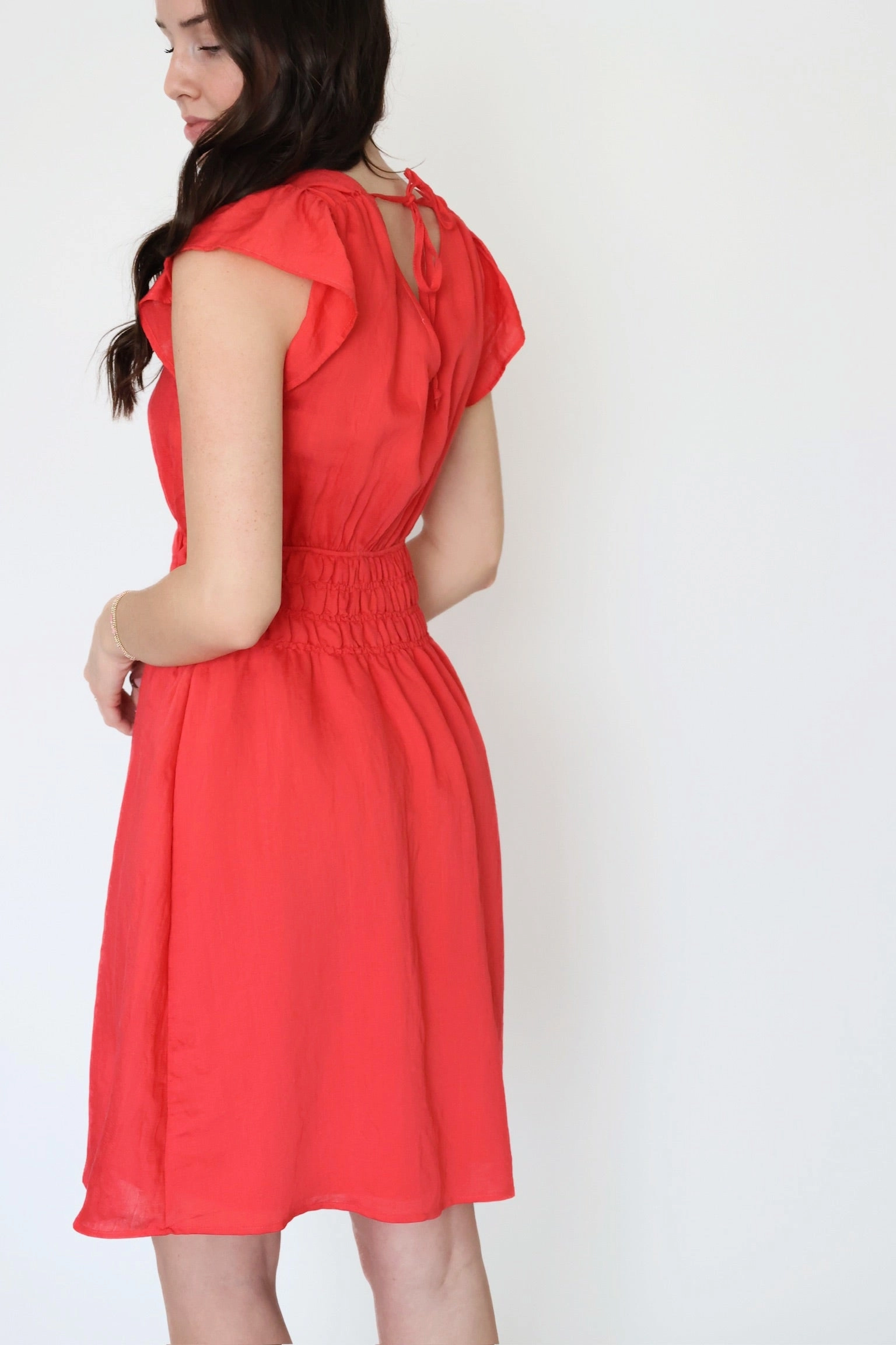 DurableReinforcement Reese Flutter Sleeve Dress (Final Sale)