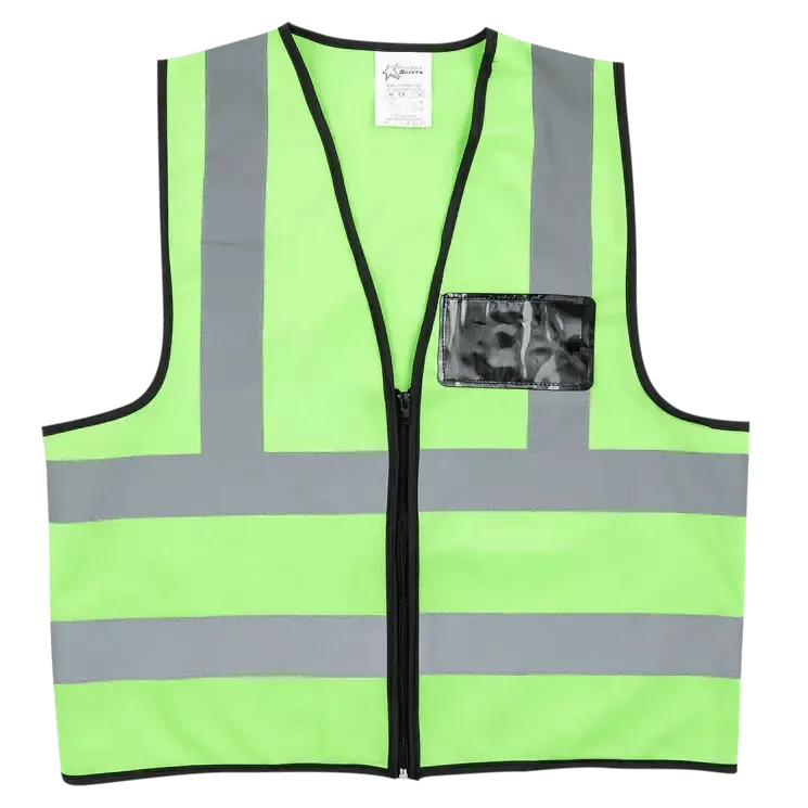 Reflective waistcoat vests   zip   I.D pouch