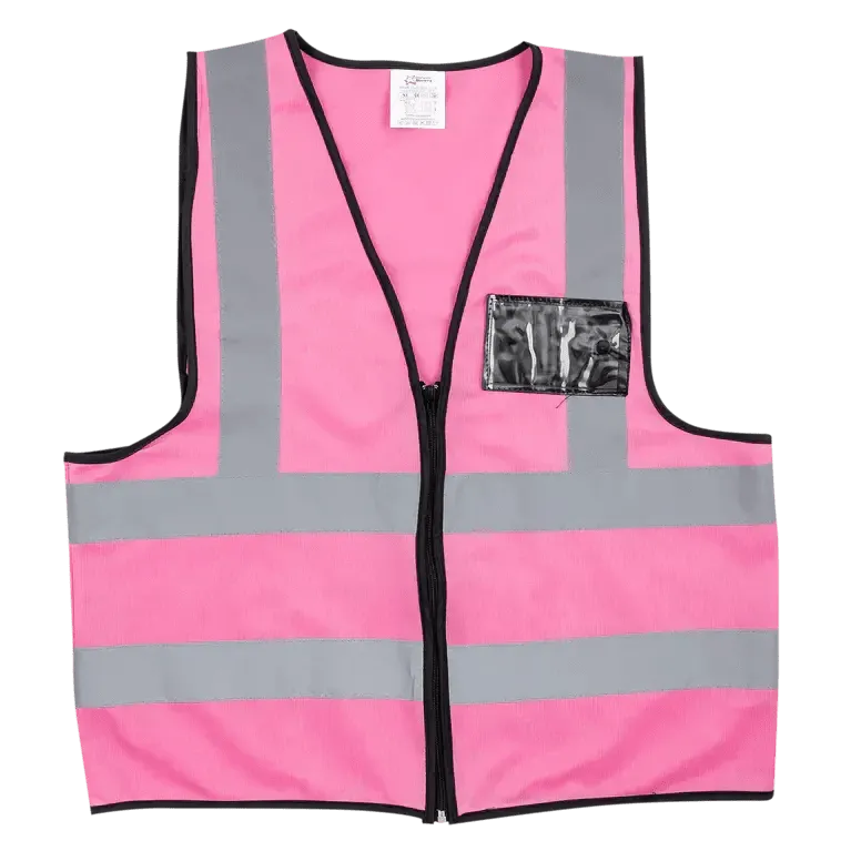 Reflective waistcoat vests   zip   I.D pouch