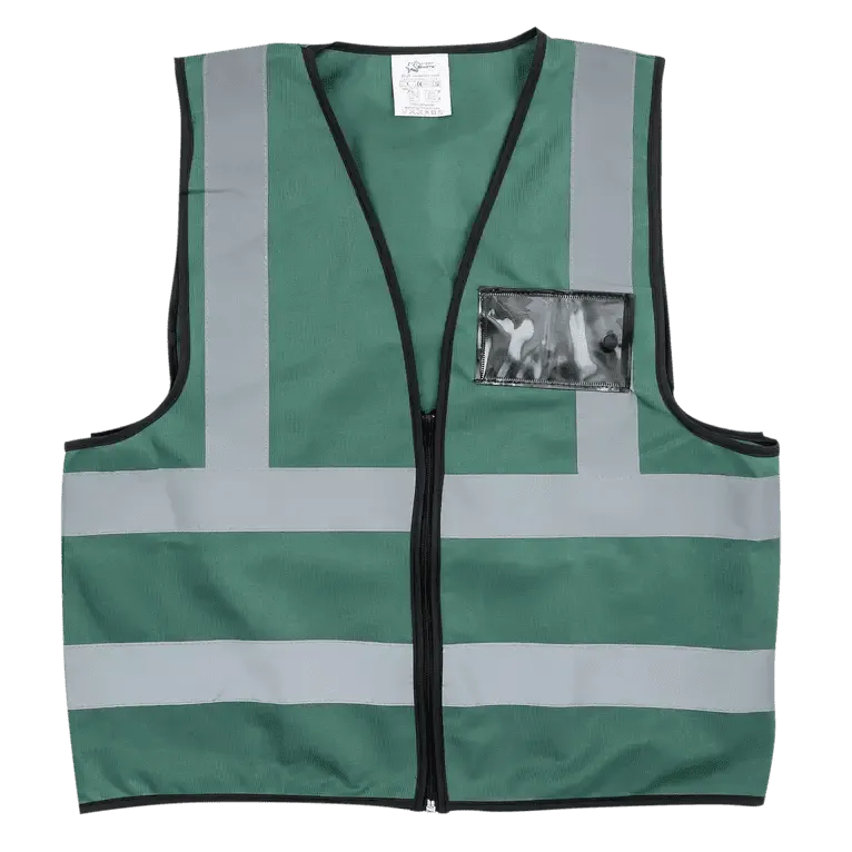 Reflective waistcoat vests   zip   I.D pouch