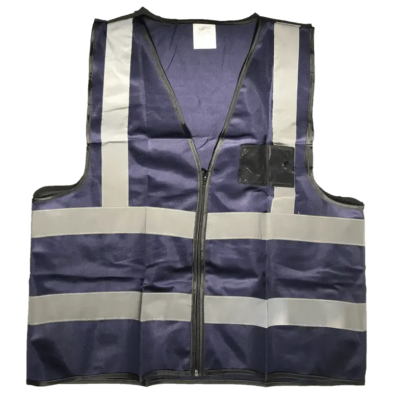 Reflective waistcoat vests   zip   I.D pouch
