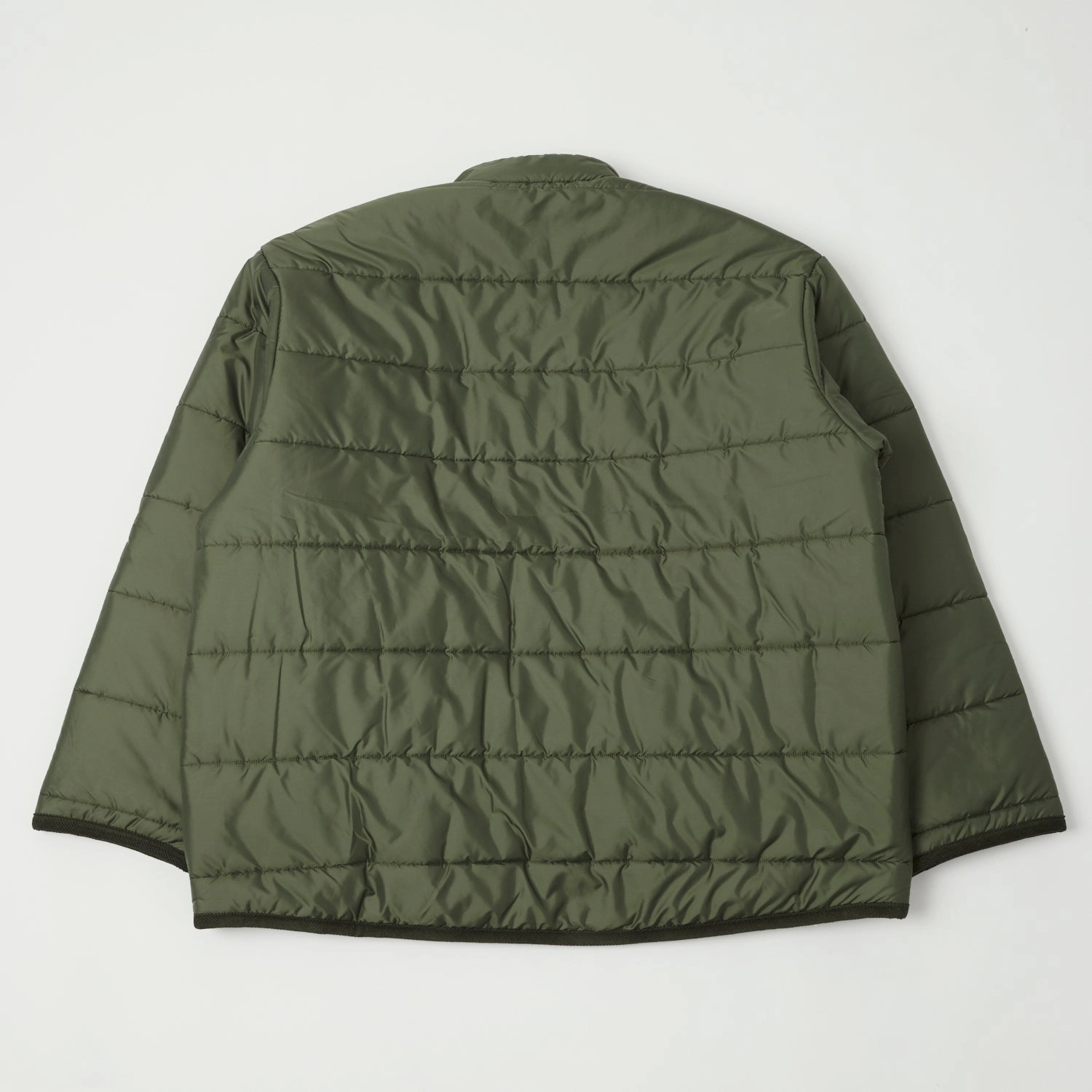 Lavenham Big Quilt Mickfield Jacket - Olive Green No Collar