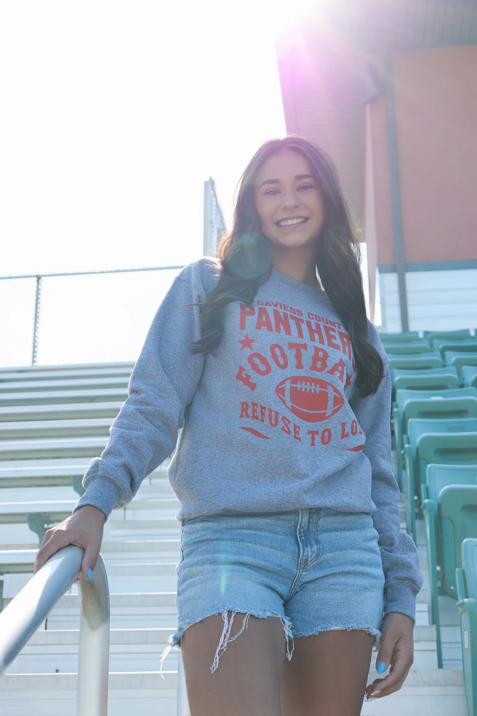 Refuse To Lose- Panthers TurtleneckDesign Anti Static Cloth Blend