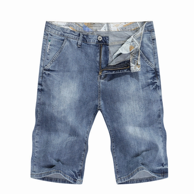 West Louis? Slim Fit Summer Jean Shorts Comfy Feel Chill Breeze Fit