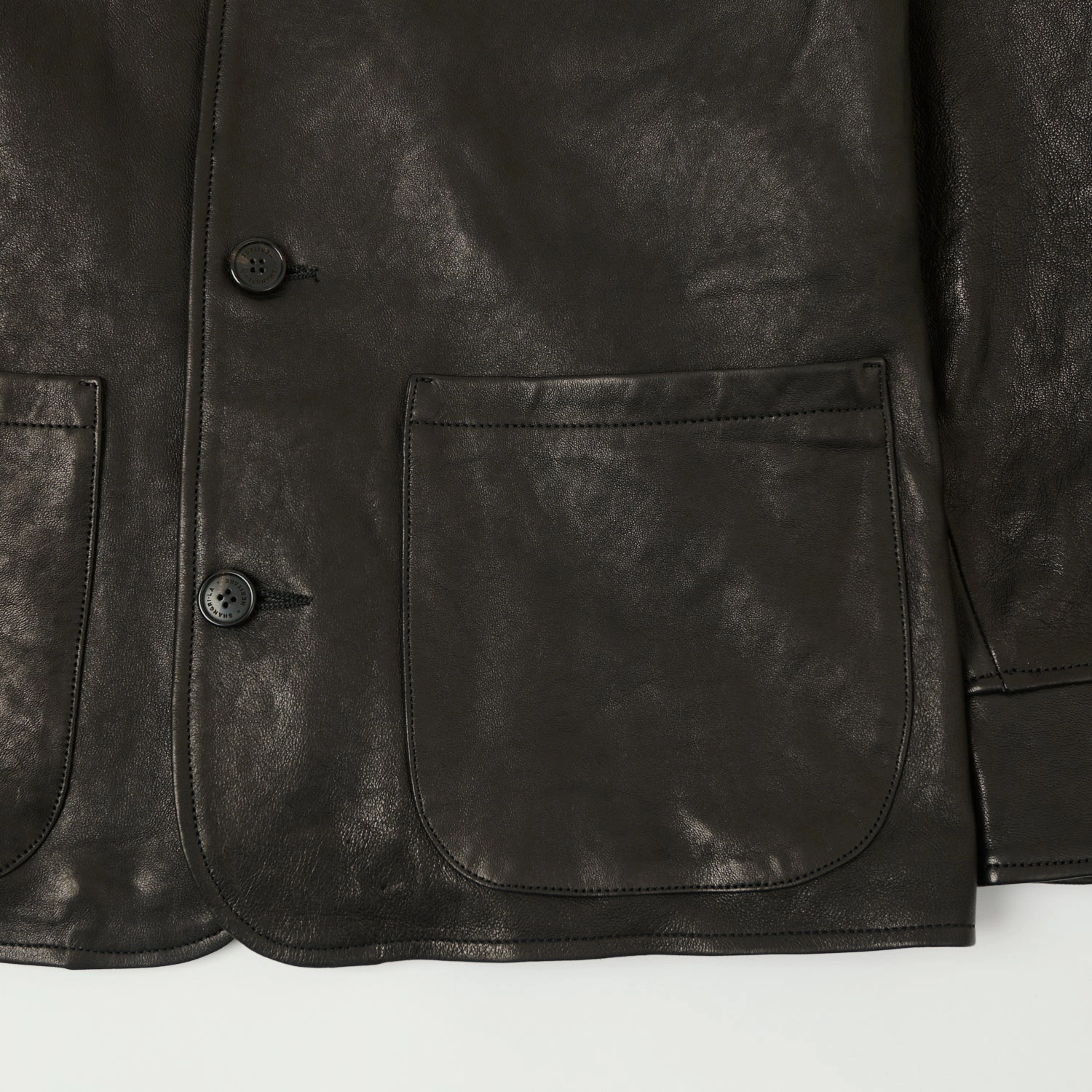 Shangri-La Heritage 'Enzo' Leather Car Coat - Black wrinkle free Winter Fashion