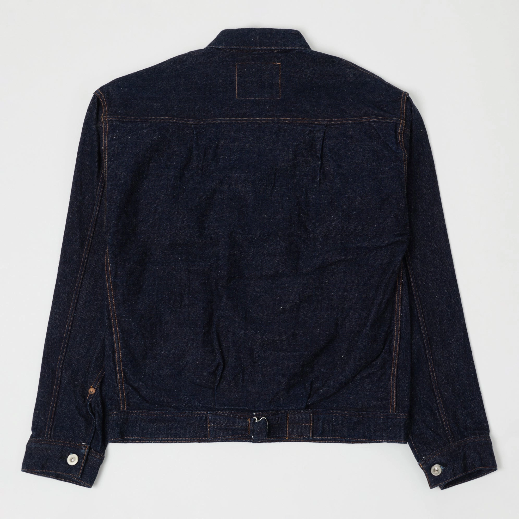 AdjustableHem Transitional City Fit Warehouse & Co 'Brown-Duck & Digger' Denim Blouse Jacket - Rinsed