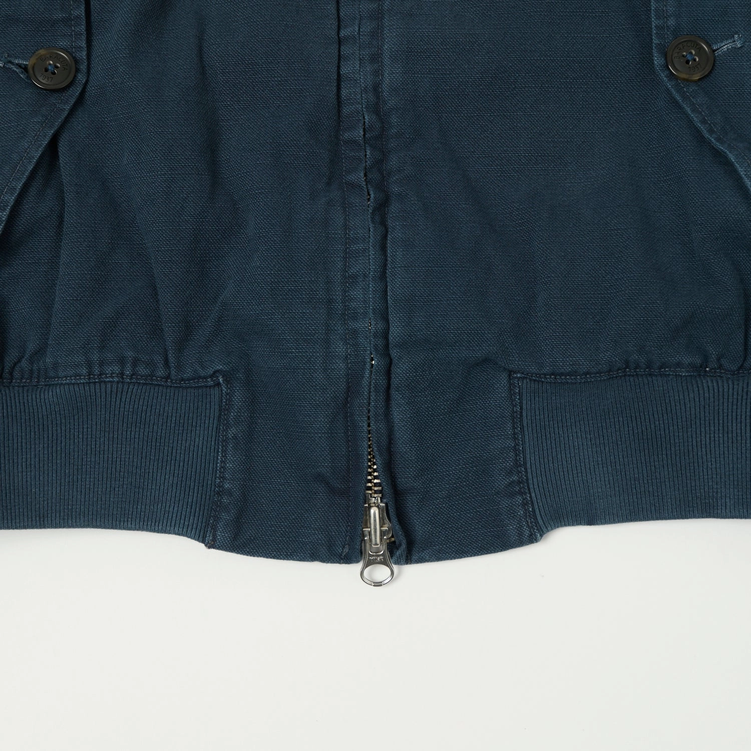 WeatherproofCoating Baracuta G9 Canvas Harrington Jacket - Sea Storm