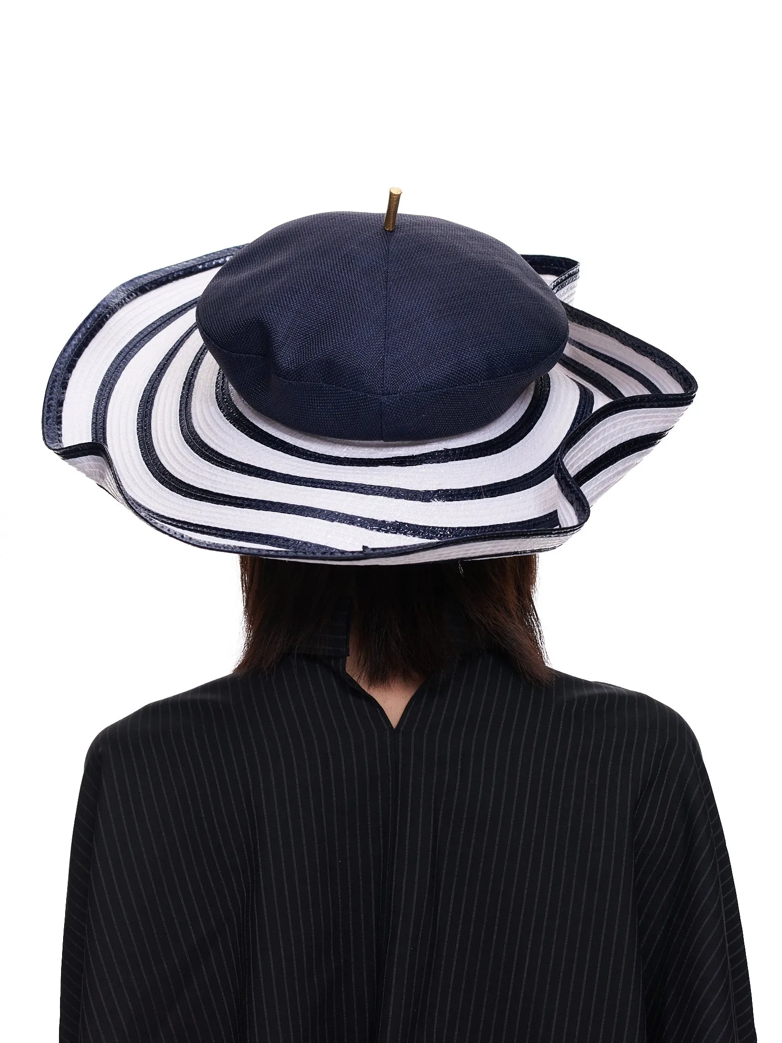 Renee Hat (2-RENEE-NAVY-WHITE)