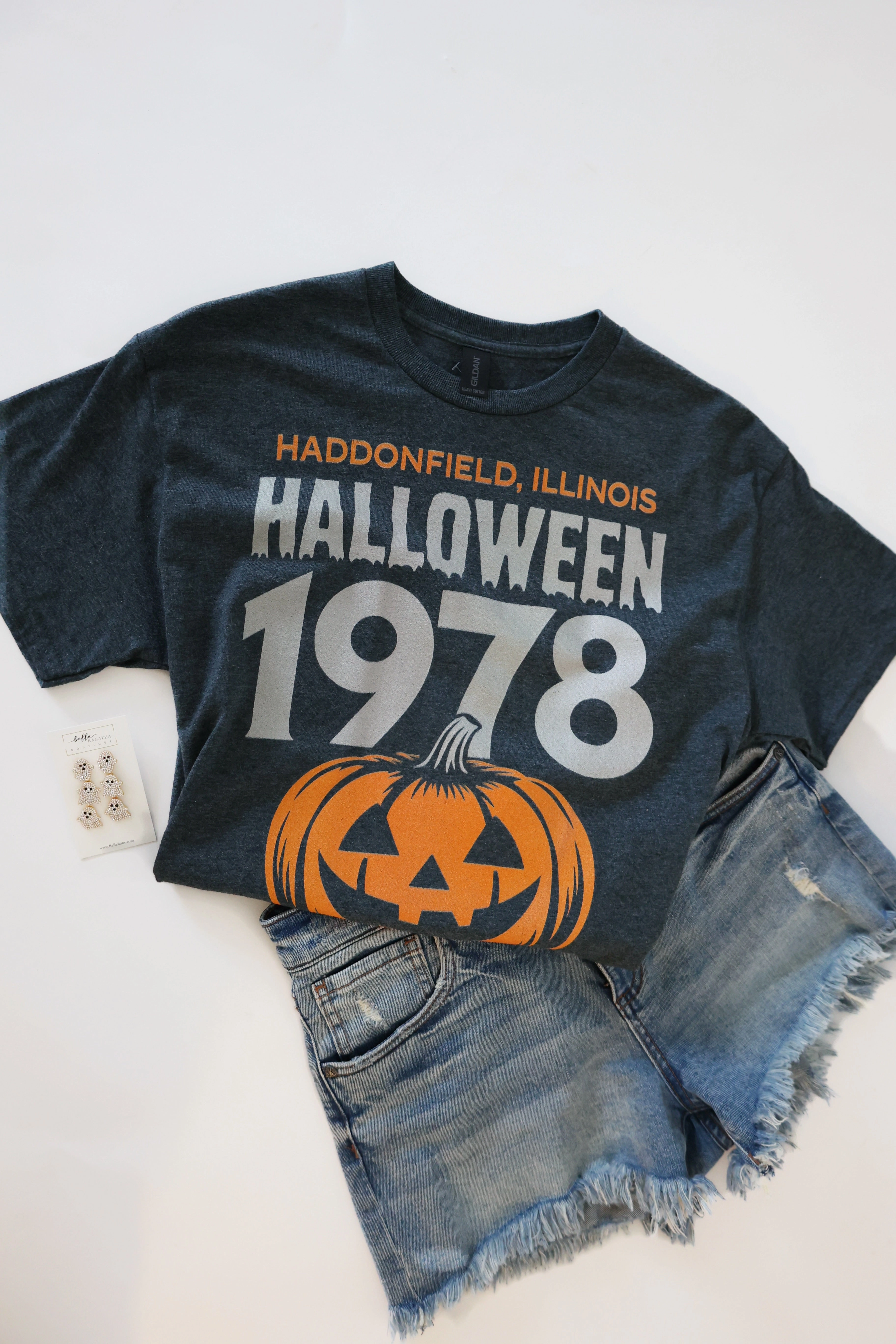 Retro 1978 Halloween Tee Bamboo Fiber Fabric AbrasionResistantEdging