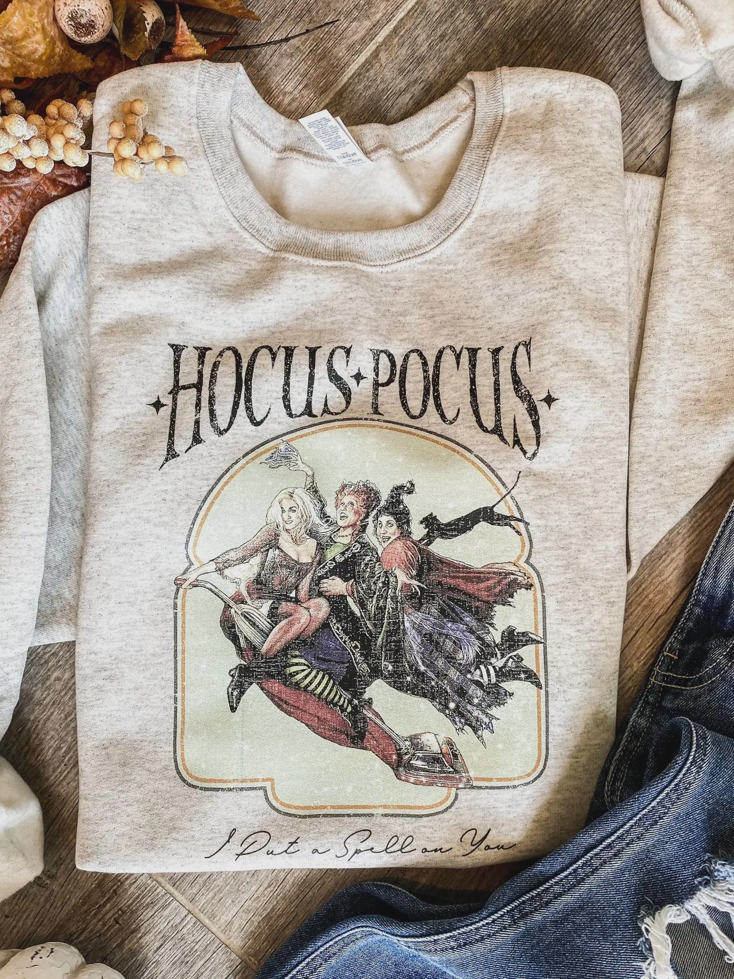 UV Protective Layer Sport Top Retro Hocus Pocus Sweatshirt