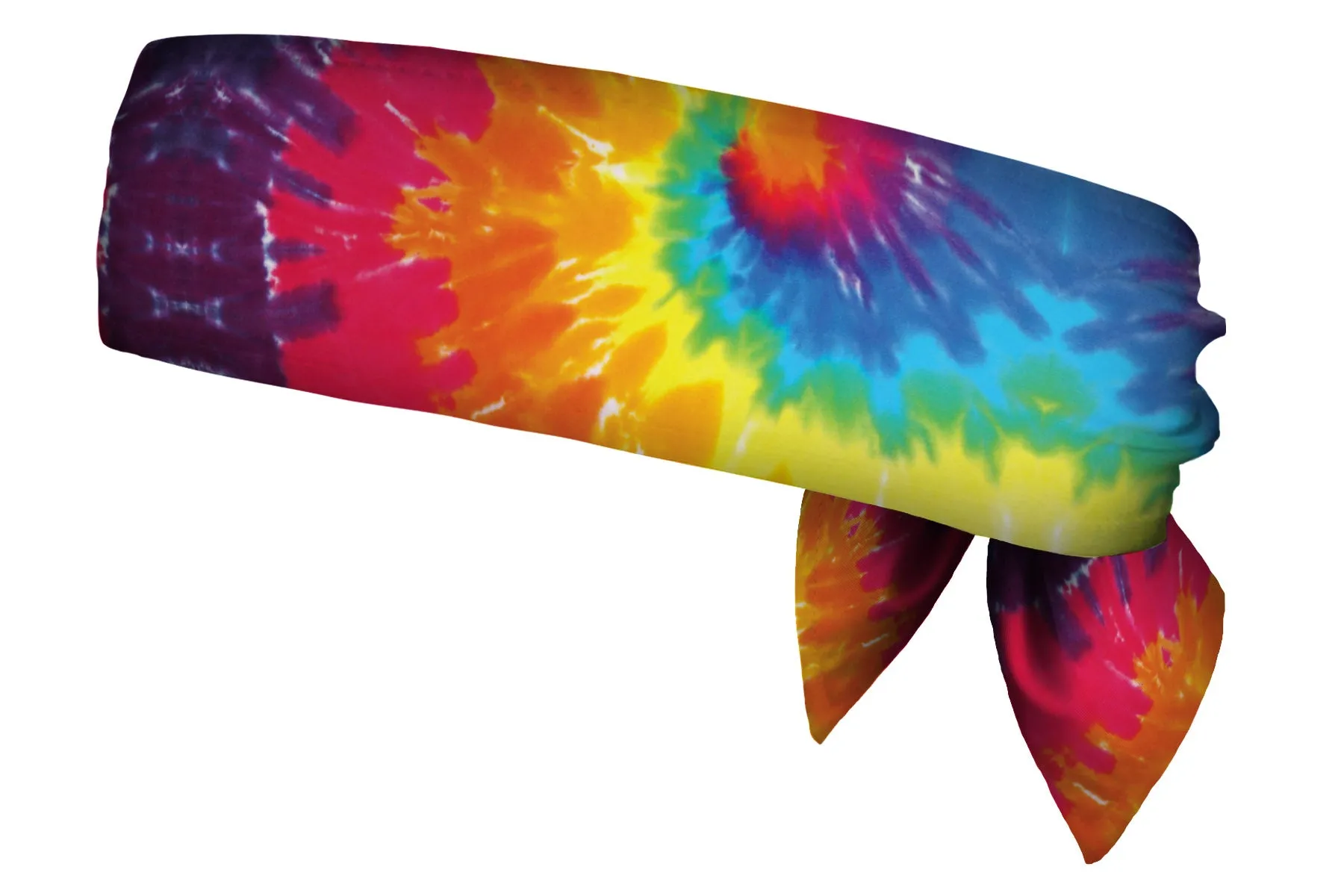 REVERSIBLE Geometric Rainbow/Tie Dye Rainbow Head Tie (SKU 2110 HTB)
