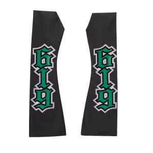 Rey Mysterio Black-Green Arm Sleeves