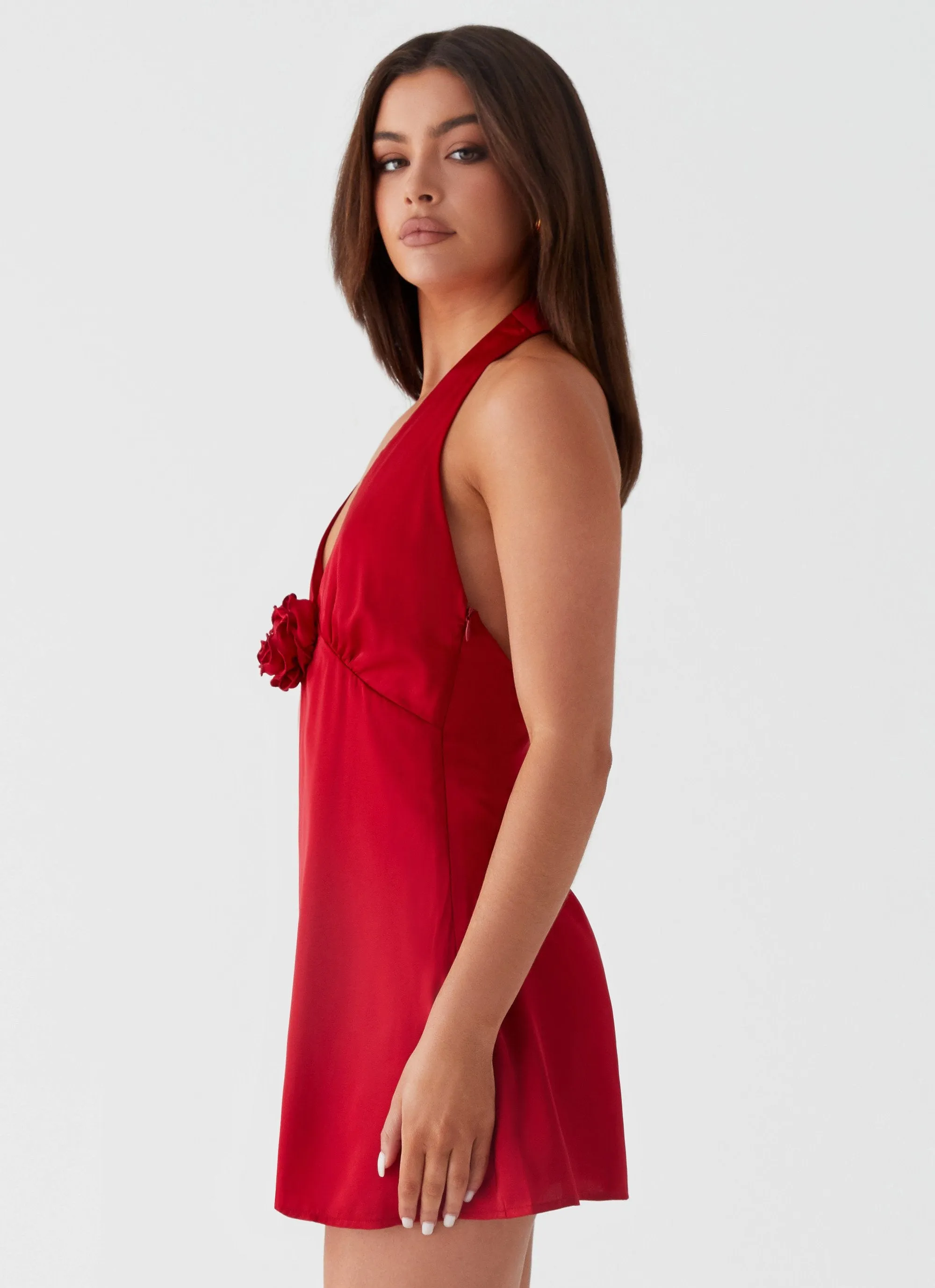 Rich Love Mini Dress - Red Petite Option Limited Edition