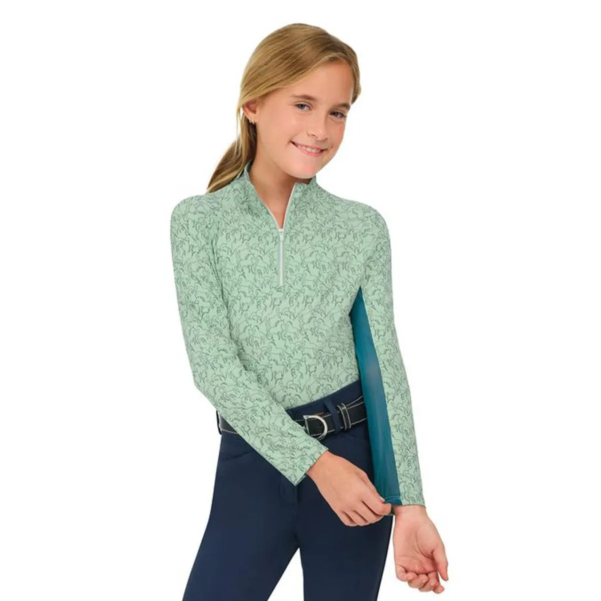 RJ Classics Girl's Libby Junior 1/4 Zip Training Shirt