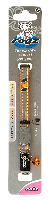 Rogz Orange NightCat Collar