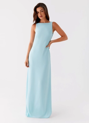 Chic Layers Ronnie Maxi Dress - Blue
