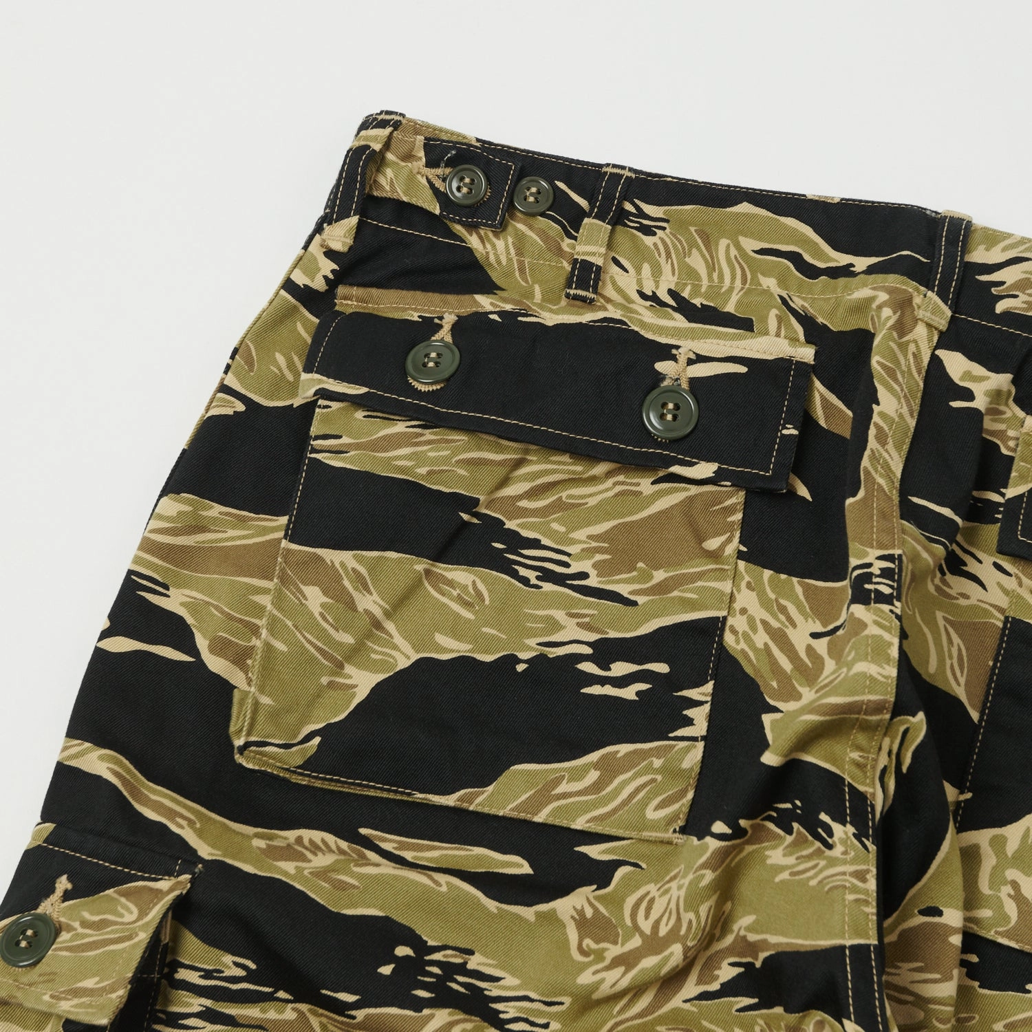 Lightweight insulation Buzz Rickson's Gold Tiger Stripe Camo Trouser - Black