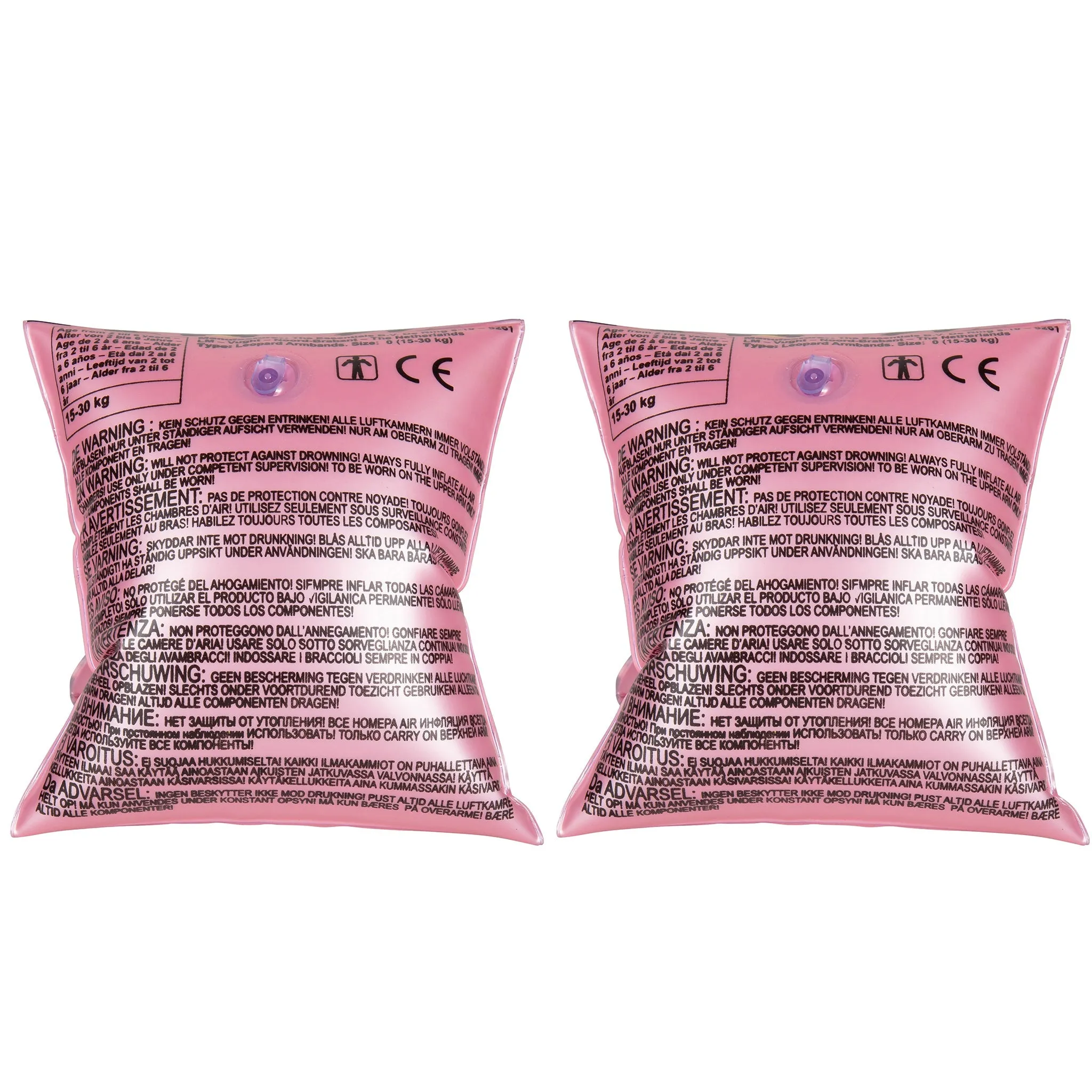 Rose Gold Leopard Inflatable Armbands -0-2 years