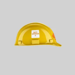 Round Corner Square Hard Hat Stickers