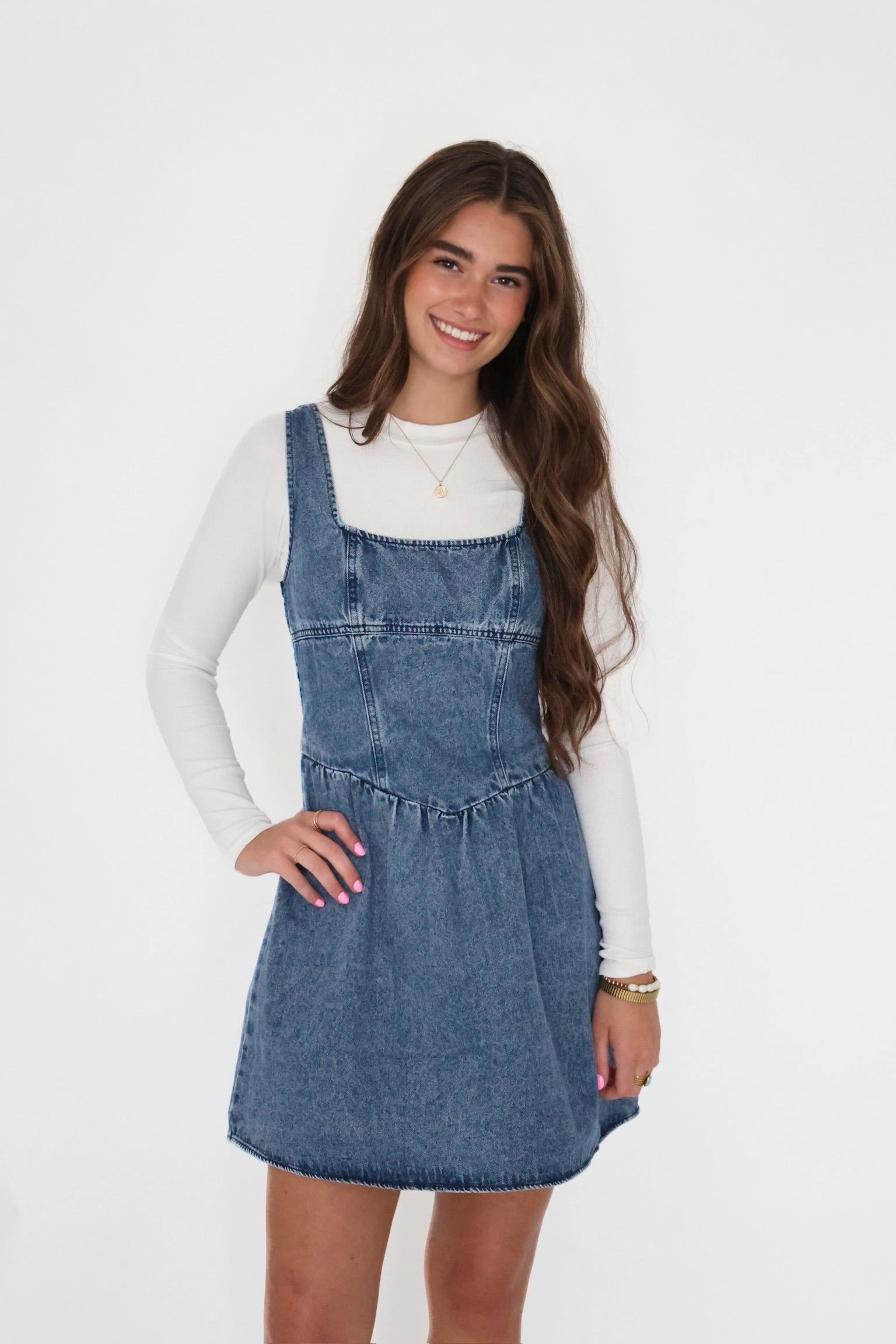 Rowan Denim Dress preshrunk