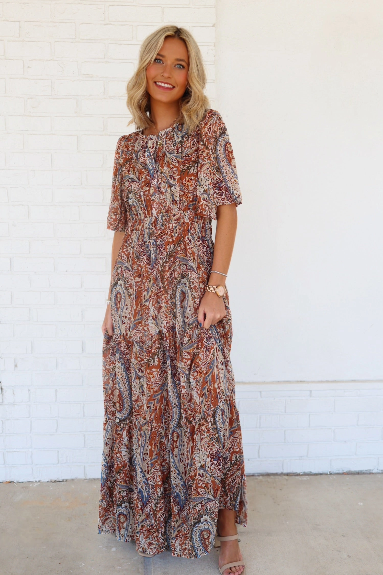 Fade Resistant Dye Tagless Design Pauline Patchwork Dress