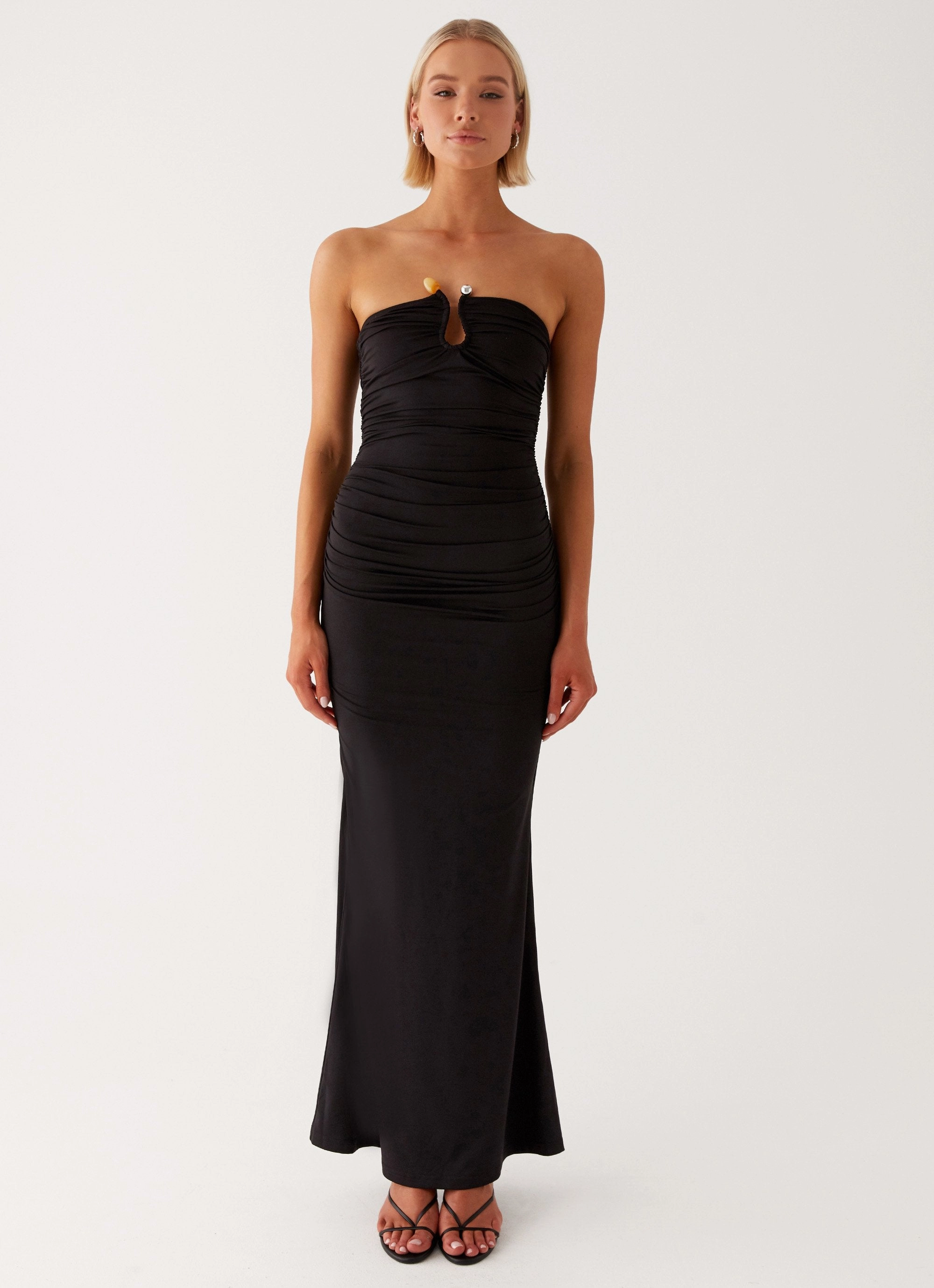 Timeless Wearable Airy Feel Rudy Maxi Dress - Black