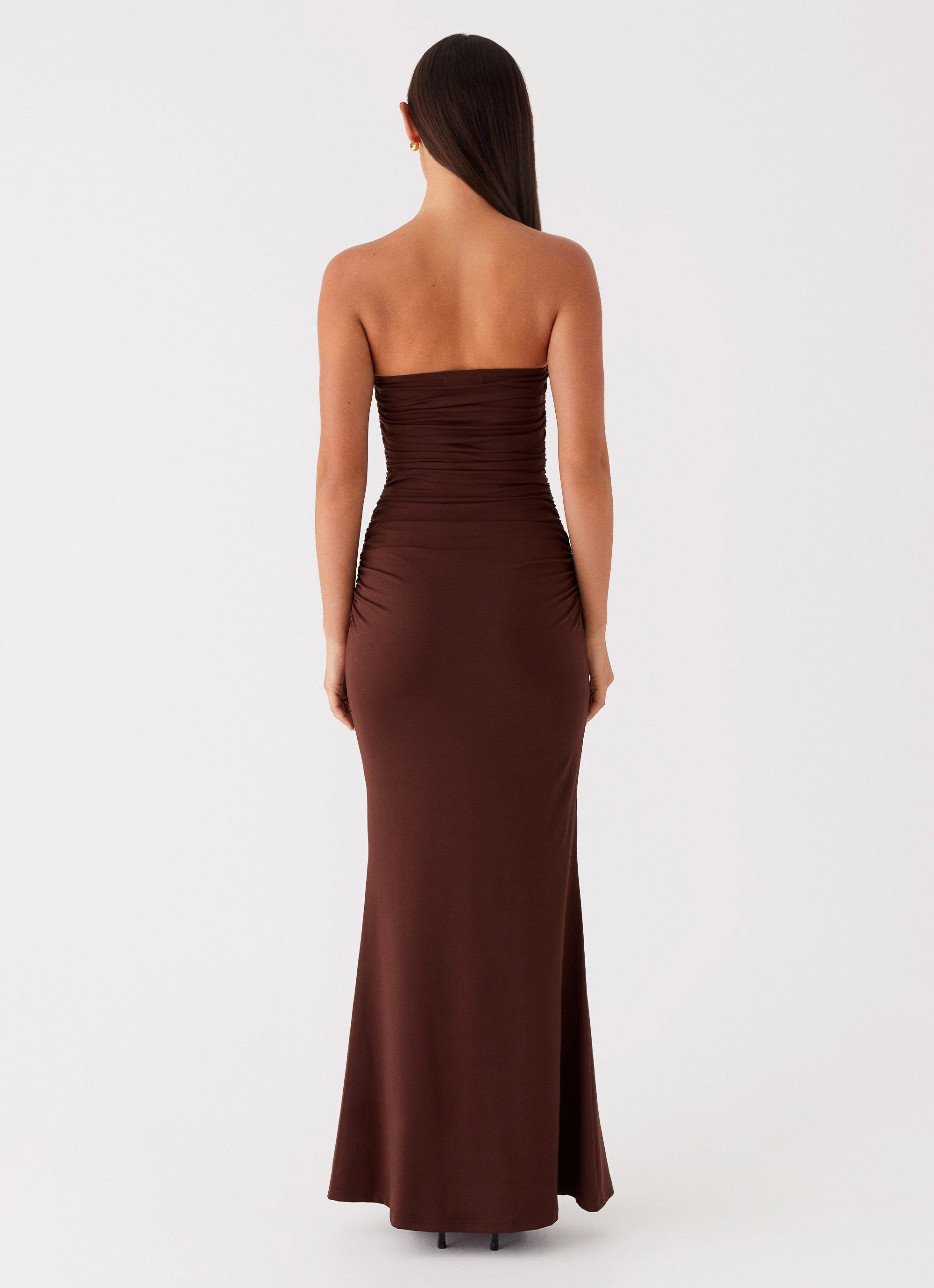 Playful and flirty dress Trendy Piece Rudy Maxi Dress - Brown