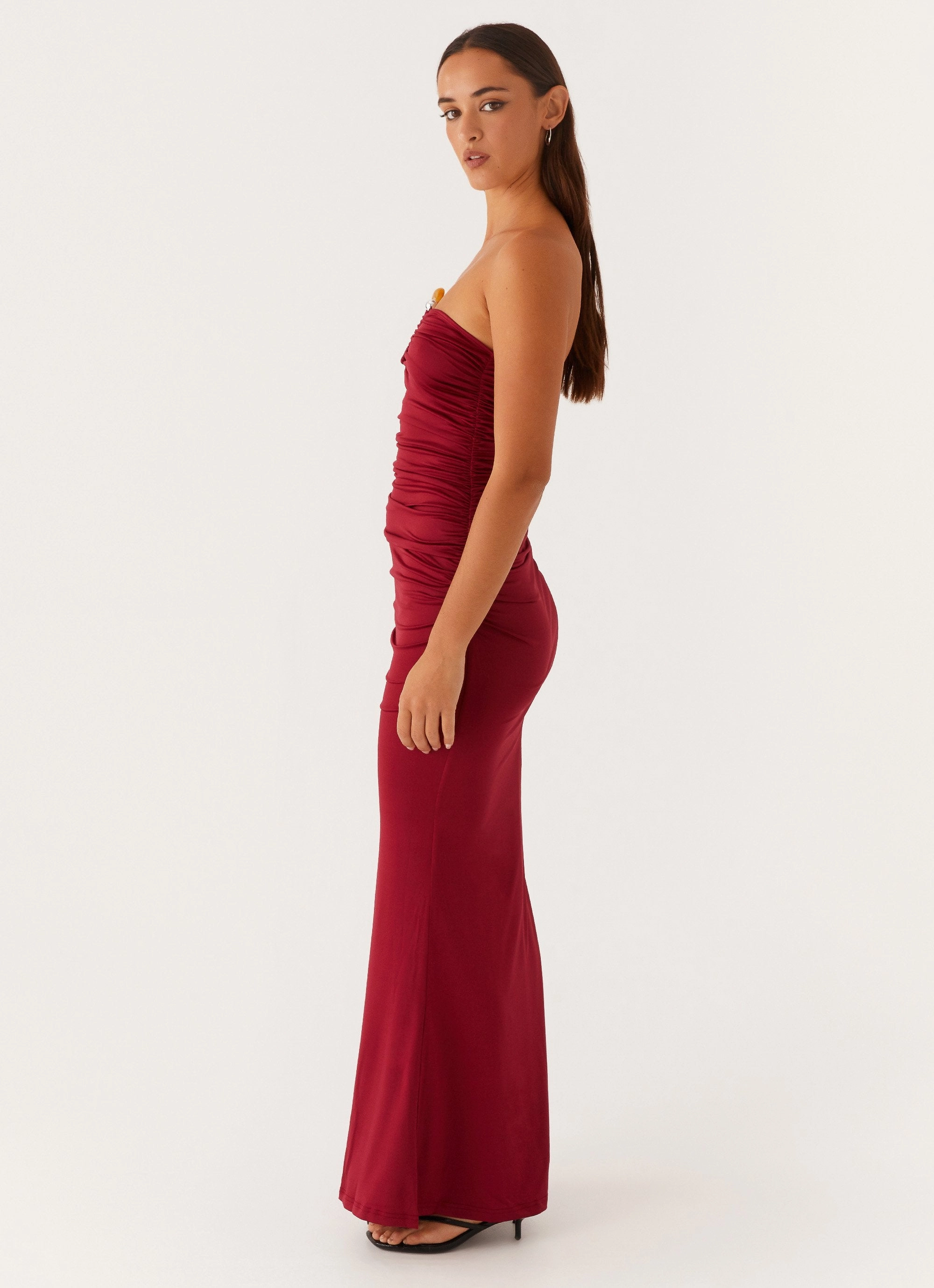Rudy Maxi Dress - Maroon All Season Style
